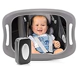 reer 86101 BabyView LED Auto-Sicherheitsspiegel - Ihr Baby auf dem Rücksitz...