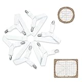 OYIWINMI Bettlakenspanner, Elastisch Verstellbarer Bettlaken Halter mit 6 Seiten...