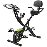 Devoko Heimtrainer Fahrrad Klappbar, 4 in 1 Foldable Stationary X-Bike für...