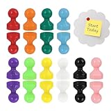 Set mit 20 Kühlschrankmagneten, 8 x 14 mm – farbige Neodym-Magnete aus...