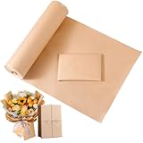 WUFANC Packpapier Rolle (1 Rolle, 30 cm x 30 m) - Braune Kraftpapier Rolle,...