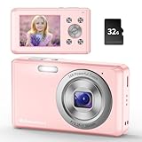 Digitalkamera,HD 1080P Fotokamera Kompaktkamera mit 32GB Karte, 48MP Fotoapparat...