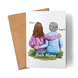 Kiddle-Design Mama Karte Personalisiert Mutter & Tochter Geschenke für Mama...