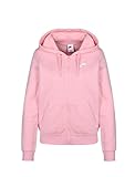 Nike Damen Sportswear Club Fleece Hoodie Kapuzenpullover, Med Soft Pink/White, L
