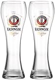 Erdinger-Bier-Gläser, Halber Liter, 2er-Set