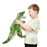 Zappi Co Weich gefülltes Kuscheltier für Kinder T-rex (Grün) Plüschtier...