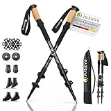 Juskys Nordic Walking Stöcke - 2 Alu Teleskop Wanderstöcke, leicht &...