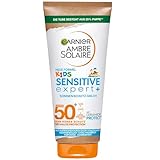 Garnier Sonnenschutzmilch mit LSF 50+ für Kinder, Sonnencreme mit sehr hohem...
