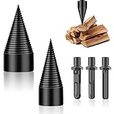 Holzspalter-Bohrer-Set, 32mm Holzspalter-Schraubenkonus-Bohrer für...