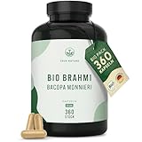 Bacopa Monnieri Brahmi - Hochdosiert: 1.500mg mit 2,5% Bacoside - Big Pack: 360...