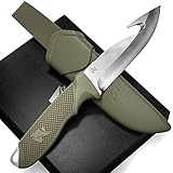 Wolfgangs WHUNTER 2 Jagdmesser feststehende Klinge mit Aufbrechhaken aus starkem...