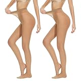 AKKQHH Strumpfhosen Damen Transparent 20 DEN Feinstrumpfhose High Waist...