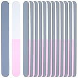 Nagelfeilen 25 Stück Nagelpolierblöcke Professionelle 3-seitige Nagelfeile...