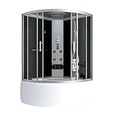 Sanotechnik Komplettduschkabine Salsa 120 x 120 x 227 cm - Dampf-Duschkabine,...