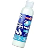 colozoo Glow in The Dark weiß Acryl Farbe 180ml | Leuchtfarbe im Dunkeln und...