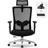 Airchros Bürostuhl Ergonomisch, Ergonomischer Bürostuhl mit Verstellbarer...