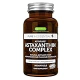 Astaxanthin Komplex, natürliche Antioxidantien, 4mg Astaxanthin aus 42 mg...