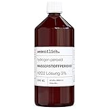 wesentlich. Wasserstoffperoxid 3% (1000ml) - H2O2 Lösung - hohe Reinheit und...