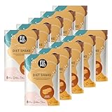 FIT ME Abnehmen Shake Probierpaket 10 x 25 g - Gesalzenes Karamell Diät Shake...