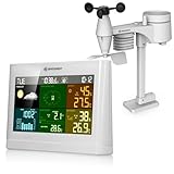 Bresser Wetterstation Funk mit Außensensor Wetter Center mit 5-in-1...