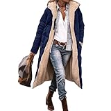 MEIION thermo profis thermoprofis Damen -Thermomantel mit Fleece - Futter für...