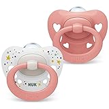 NUK Signature Babyschnuller | 0−6 Monate | Beruhigt 95 % der Babys | BPA-freie...
