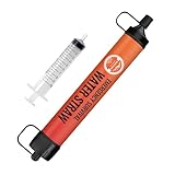 Wasserfilter Outdoor - Trinkwasserfilter für 3000 Liter Filtergenauigkeit bis...