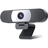 EMEET Webcam mit Mikrofon und Lautsprecher - C980PRO 1080P Webcam, Full HD...