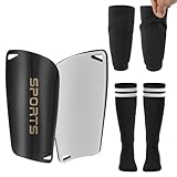 Partideal Schienbeinschoner Kinder Fussball,Fussball Shin Guard mit Anti-Rutsch...