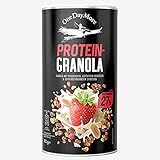 OneDayMore Protein Granola | 450g Viele Früchte Haferflocken Müsli | Vegan Fit...