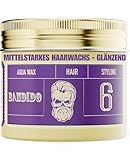 BANDIDO Aqua Wax Viola n°6 – Haarwachs Herren mit Mittlerem Halt und...