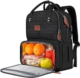 MATEIN Laptop Lunch Rucksack, Picknick Rucksack mit Isoliertem Kühlfach, 17...