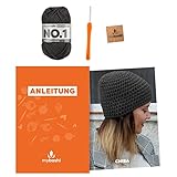 myboshi Häkelset Mütze Chiba, inkl. No.1 Wolle, Nadel und Anleitung, für...