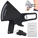 NCTNCX Caliper Körperfettzange, Körperfettmessgerät und Körpermaßband,...