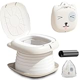 auvstar Töpfchen Falttoilette Kinder,Tragbare Kinder Reise Töpfchen,Baby...