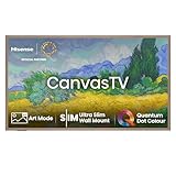 Hisense 55S7NQ 139 cm (55 Zoll) Canvas TV, 4K QLED, Wide Color Gamut, Dolby...