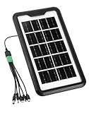 QWORK® Solar Handy Ladegerät Mini USB Solarpanel für Outdoor Aktivitäten -...