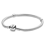 PANDORA Moments Schlangen-Gliederarmband mit Zylinderverschluss aus...