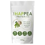 HAPPEA 1 kg Hochwertiges Vegan Erbsenprotein Pulver - 85% Protein - Veganes...