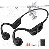 Kopfhörer Schwimmen, Knochenschall Kopfhörer Bluetooth 5.4, IPX8 Wasserdicht,...