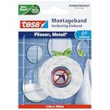 tesa Powerbond Montageband für Fliesen & Metall, feuchtraumbeständig, mit bis...