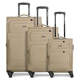 SMARTBOX Weichgepäck Koffer-Set 3-teilig für Damen & Herren | leichte &...