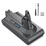 Keenstone 8000mAh Akku für Dyson V10 Animal V10 Absolute V10 Motörhead V10...