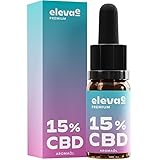 elevae® CBD-Öl 15% – Premium Hanföl-Tropfen mit 1500 mg Cannabidiol in...