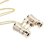 Orivin Fernglas, Opernglas, Vollmetall, Handfernglas mit Kette, Champagnerfarbe,...