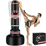 NZQXJXZ Boxsack Stehend Erwachsene - 180cm Schwerer freistehender Boxing Bag -...