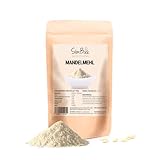 SlimBack - Mandelmehl entölt - Premium Mehl Ersatz zum Backen, 1er-Pack, 200g,...