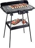 Korona 46221 Elektrischer Standgrill mit XXL-Grillrost (51 x 30 cm) | 2200 Watt...