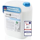 Nanoprotect Steinimprägnierung | 10 L für ca. 80 – 120 m² | Vorbeugend...