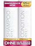 NYK1 Sulfatfreies Haarshampoo und Conditioner (Starter-Set, 125 ml x 2),...